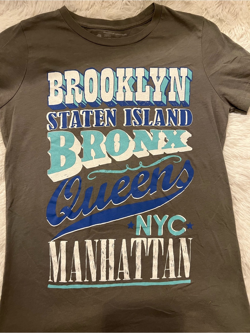 NWOT NYC 5 boroughs tee by Brooklyn Industries - early graphic. Small